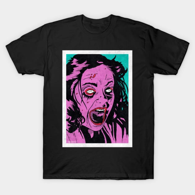 LINDA - Evil Dead (Pop Art) T-Shirt by Famous Weirdos